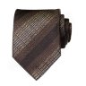 Мужской коричневый галстук с переходом цвета Moschino 32638