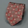 Бежевого оттенка галстук в красный квадратик Christian Lacroix 837120