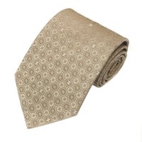 Эксклюзивный итальянский бежевый галстук Celine 820441
