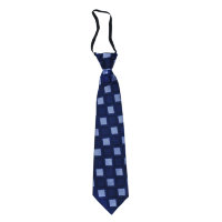 Детский галстук синего цвета с принтом 838826