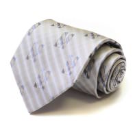 Светлый галстук с буквами Moschino 35025