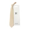 Свадебный бежевый галстук с белым жаккардом Celine 820448