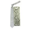 Серый галстук в елочку с брендированными надписями Roberto Cavalli 824692
