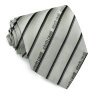 Шелковый галстук в черные полосы Roberto Cavalli 824698