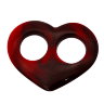 Зажим-пуговица в форме сердца 839153