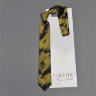 Золотисто-черный узкий галстук Kenzo Takada 843158