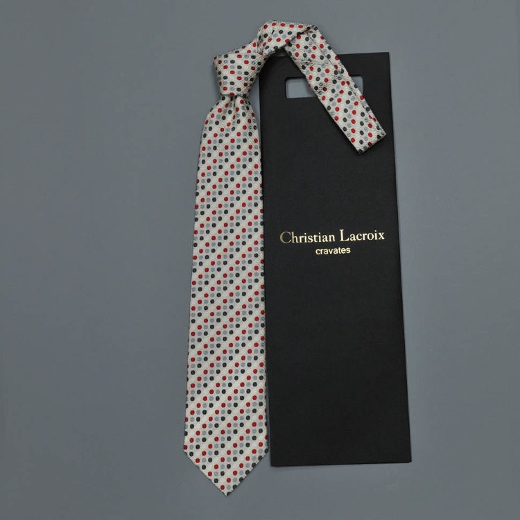 Нарядный праздничный галстук с акцентами Christian Lacroix 836008