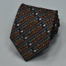 Черный шелковый галстук с логотипом Christian Lacroix 836545