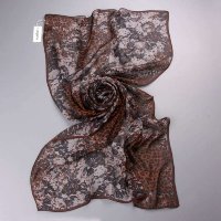 Итальянский палантин с оригинальным узором Ungaro 73314