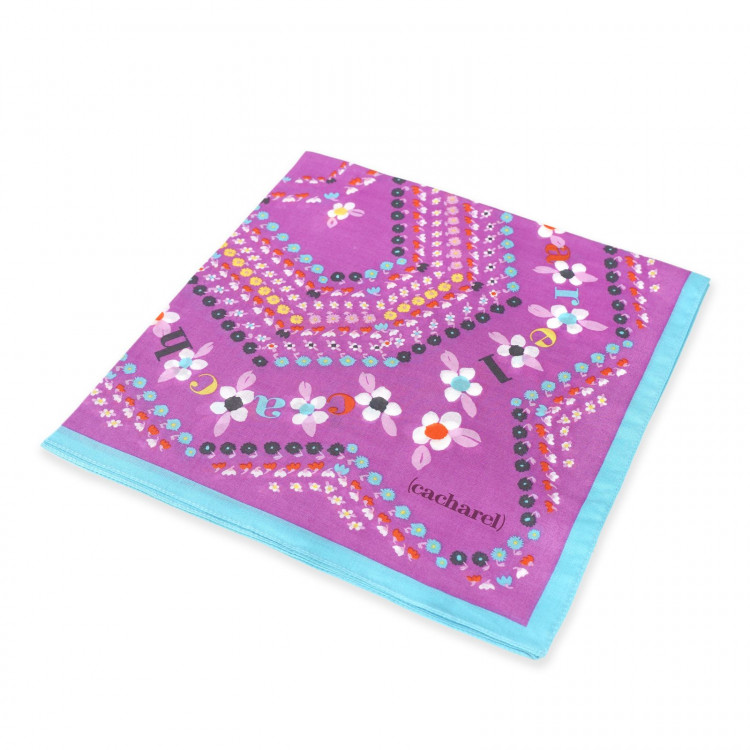 Розовый платок на шею Cacharel 10654
