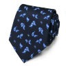 Классический синий галстук с огурцами Laura Biagiotti 833754