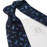 Классический синий галстук с огурцами Laura Biagiotti 833754