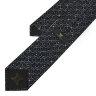 Черно-серый галстук с рисунком Celine 838554
