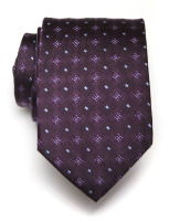 Модный галстук аметистового цвета Club Seta 8025