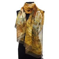 Дизайнерский шарф в теплых тонах Laura Biagiotti 829005