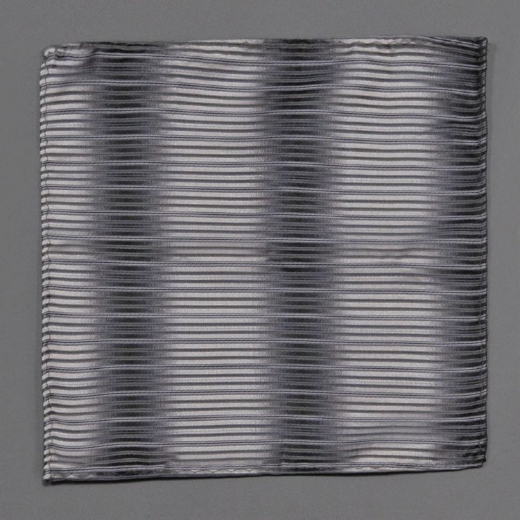 Карманный платок паше серебристого цвета 846031