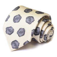 Светло-кремовый галстук Viktor Rolf 55801