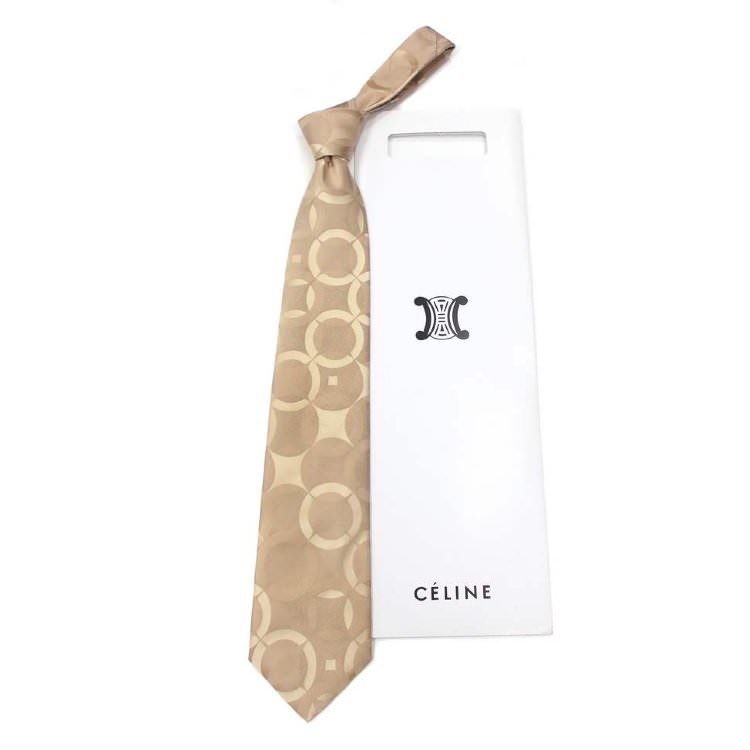 Оригинальный шелковый галстук Celine 820489
