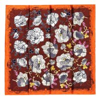 Красивый платок с цветами Coveri collection 812005