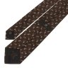 Дизайнерский коричневый галстук Celine 820492
