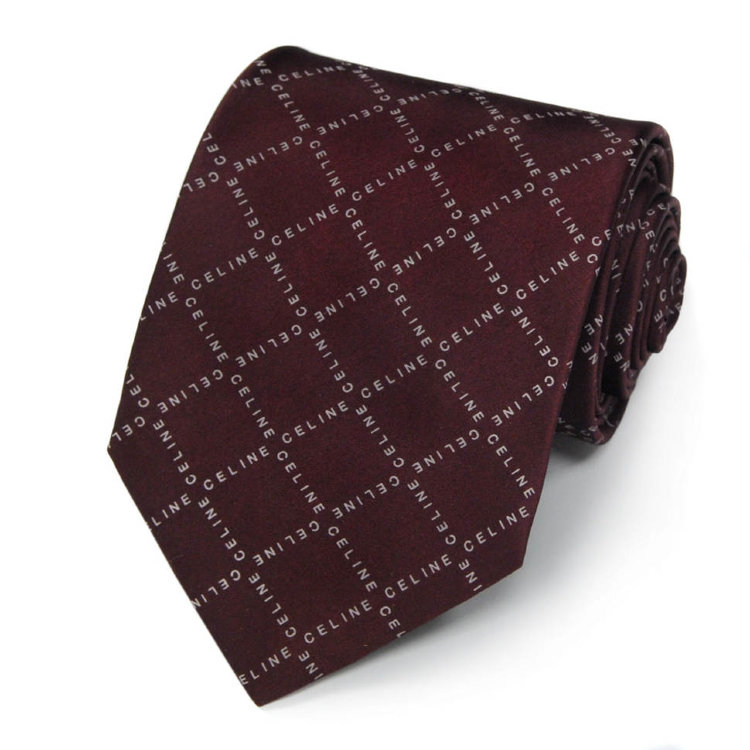 Стильный коричневый галстук Celine 837629