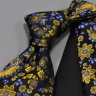 Яркий красивый галстук Christian Lacroix с золотистым узором пейсли 843260