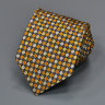 Классический мужской галстук с кружочками и квадратами Christian Lacroix 836062