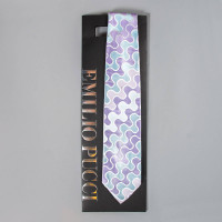 Галстук с волнистыми линиями Emilio Pucci 101961