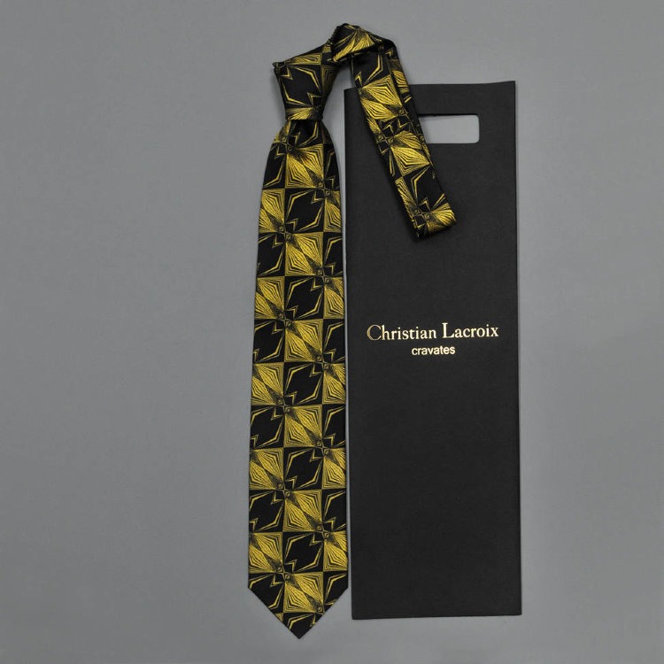 Роскошный мужской галстук с необычным принтом Christian Lacroix 836621