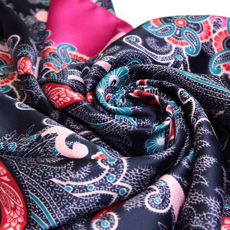 Платки с орнаментом. Платок Roby foulards. Яркий платок. Яркий шарф. Японские шелковые платки.