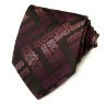 Молодежный галстук с фактурными надписями Roberto Cavalli 824826