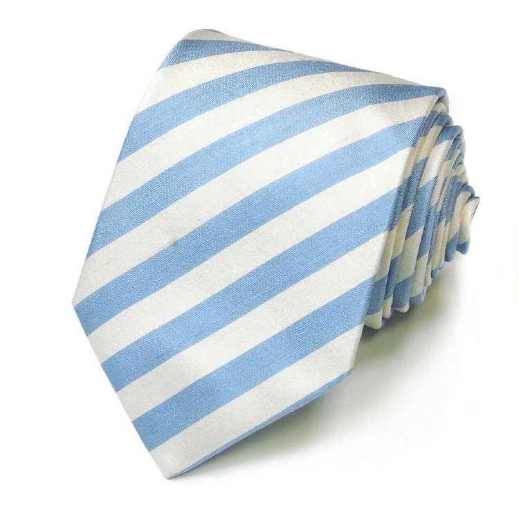 Шелковый галстук в полоску Rene Lezard 822729