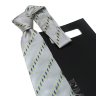 Галстук светло-серый с точками и овалами  Emilio Pucci 848088