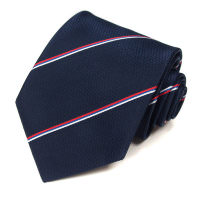 Синий галстук с мелкими полосами символикой "российского флага" Viva Russia 818988