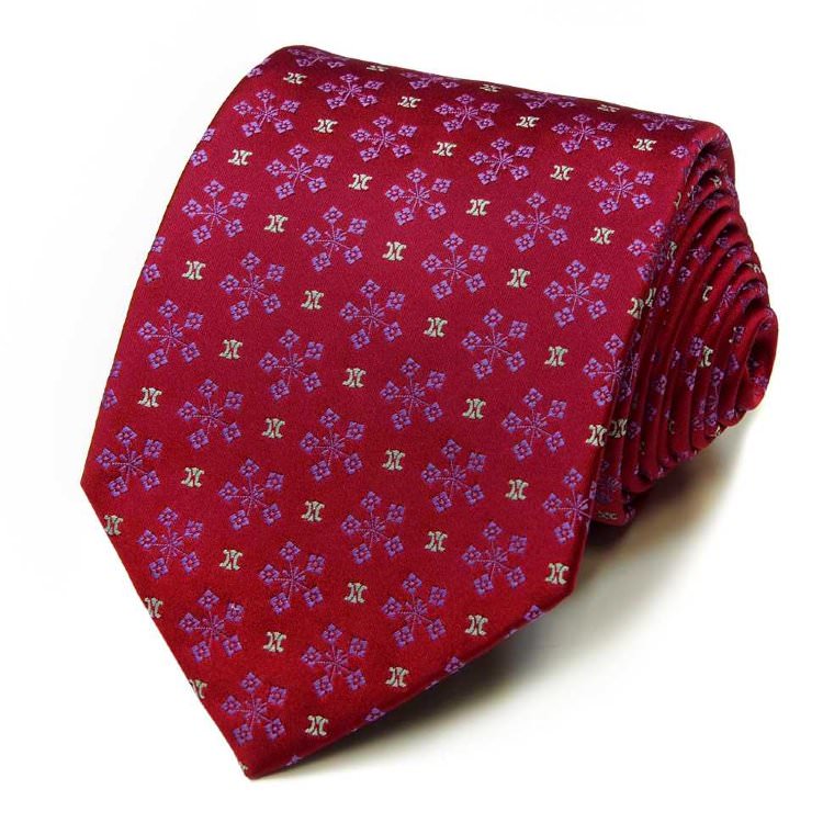 Праздничный галстук со снежинками Celine 823559