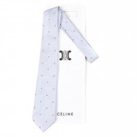 Стильный галстук в горошек Celine 72484