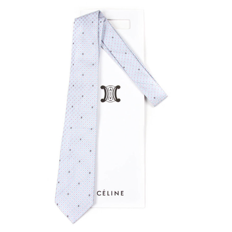 Стильный галстук в горошек Celine 72484