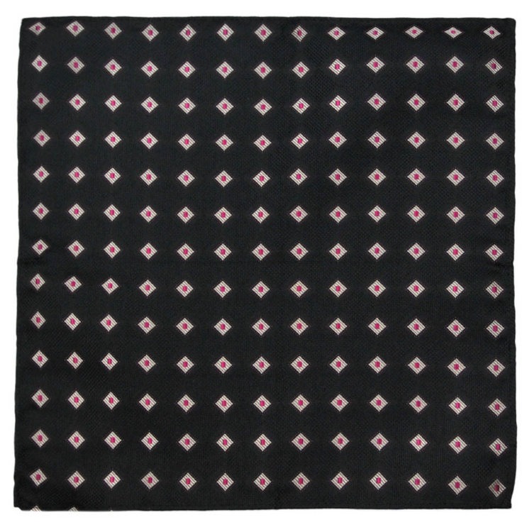 Карманный платок черного цвета 833517