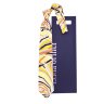 Стильный желтый галстук из шелка Emilio Pucci 841737