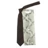 Коричнево-шоколадный галстук на бирюзовой подкладке Roberto Cavalli 824877