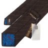 Коричнево-шоколадный галстук на бирюзовой подкладке Roberto Cavalli 824877