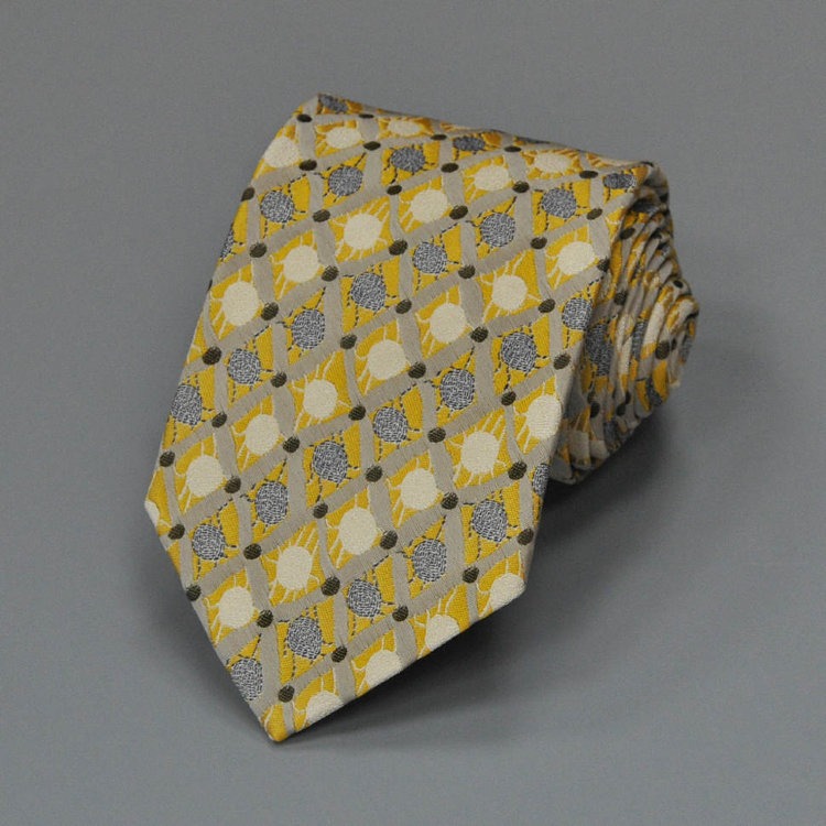 Классический летний галстук из шелка Christian Lacroix 835294