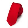 Ярко-красный стильный узкий галстук Laura Biagiotti 829860