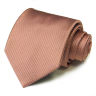 Розовато-бежевый шелковый галстук в рубчик Celine 825571