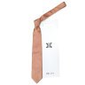 Розовато-бежевый шелковый галстук в рубчик Celine 825571