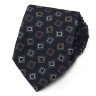 Мужской галстук под рубашку с квадратиками Roberto Conti 820890
