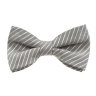 Серый галстук бабочка в полоску Valentino 813437