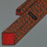 Кофейного цвета галстук с ярким горохом Christian Lacroix 836129