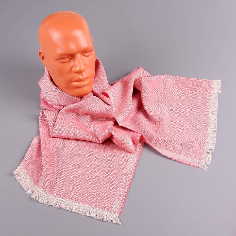 Молодежный шарф унисекс в розовых тонах Valentino 67703