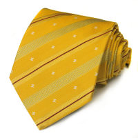 Ярко-желтый классический галстук Celine 825585